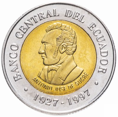 купить Эквадор 100 сукре 1997 Антонио Хосе де Сукре