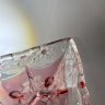 Купить Менажница треугольной формы на три отделения, стекло, матирование, Walther Glas, Германия, 1990-2010 гг.