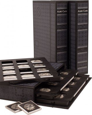 купить Albo Case Limited - система хранения монет в квадратных капсулах на 4 кассеты, черного цвета