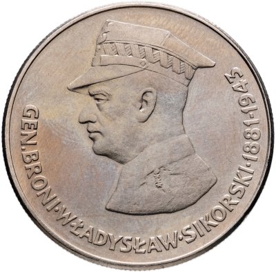 купить Польша 50 злотых (zlotych) 1981 "Военачальники Второй мировой войны - Владислав Сикорский"
