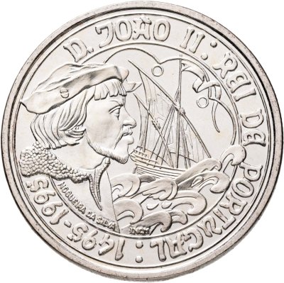 купить Португалия 1000 эскудо (escudos) 1995 "500 лет со дня смерти Жоао II"