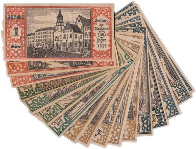 купить Германия набор из 20 нотгельдов 1921 "Районы Берлина"