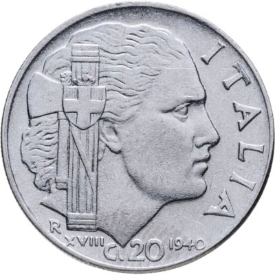 купить Италия 20 чентезимо 1940