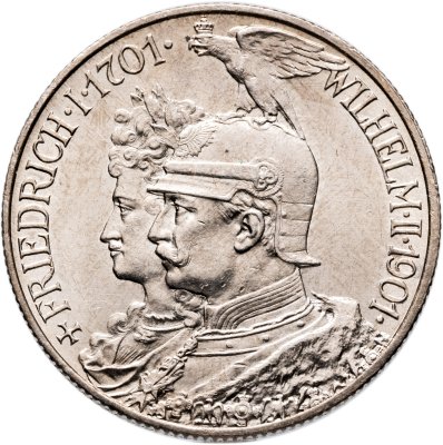 купить Германия (Империя) 2 марки (mark) 1901 "200 лет Пруссии"