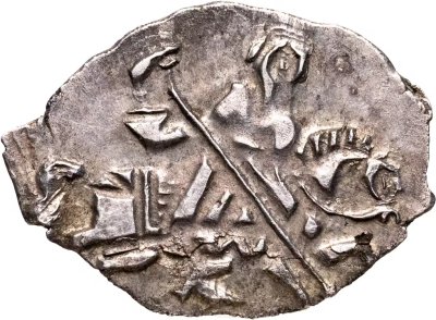 купить Петр I Алексеевич Романов. Копейка единоличное правление 1702 г. (АѰВ) чекан Кадашевский денежный двор Москва