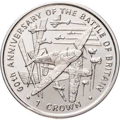 купить Остров Мэн 1 крона (crown) 2000 "60 лет битве за Британию"