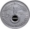 Купить Германия, Третий рейх 5 рейхсмарок "G" 1938
