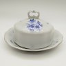 Купить Масленка, украшенная орнитологическим декором, фарфор, деколь, золочение, Польша, 1960-1980 гг.