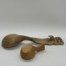 Купить Набор из 2-х ковшей с резным декором, дерево, резьба, Россия, 1980-2000 гг.