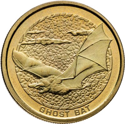 купить Австралия 1 доллар 2008 "Коренные австралийские животные - Призрачная летучая мышь"