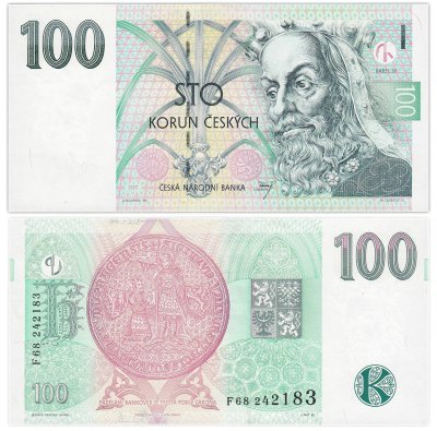 купить Чехия 100 крон 1997 Карл IV