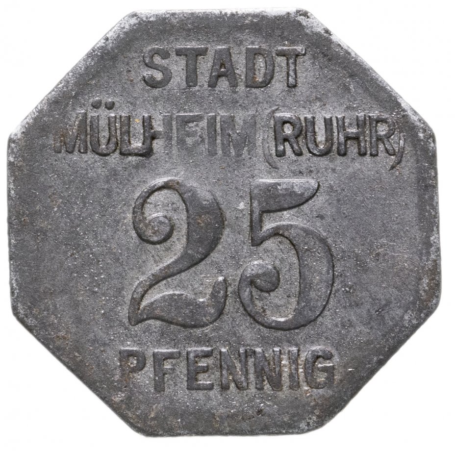 купить Германия (Мюльхайм-на-Руре) нотгельд  25 пфеннигов 1917