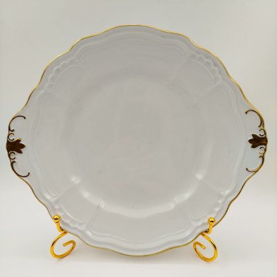 купить Блюдо с рельефным золоченым декором, фарфор, золочение, Retsch & Co., Wunsiedel, Германия, 1960-1980 гг.