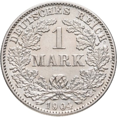 купить Германия 1 марка (mark) 1904 G знак монетного двора: "G"