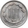 Купить США 3 цента (cents) 1875 Three Cent Nickel