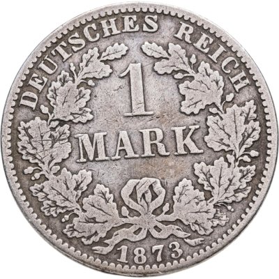 купить Германия 1 марка 1873 Знак монетного двора: "A" - Берлин