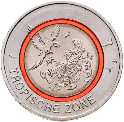 купить Германия 5 евро 2017 "Тропическая зона"