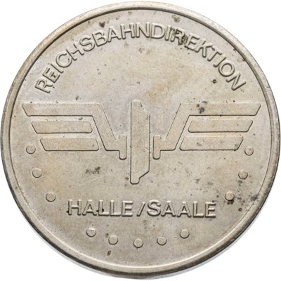 купить Германия ГДР жетон "Дирекция имперских железных дорог" Галле