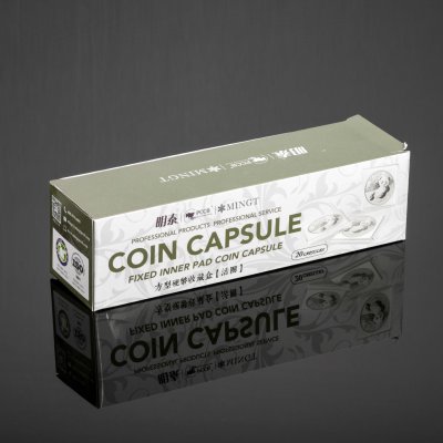 купить Коробка из 20 штук капсул Quadrum для монет 16/21/26/31/36 мм.