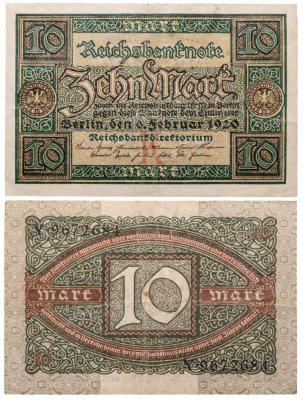 купить Германия 10 марок 1920