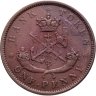Купить Британская Канада, платежный токен номиналом 1 пенни 1850 г.
