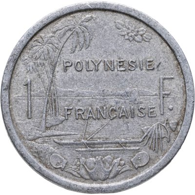 купить Французская Полинезия 1 франк 1975