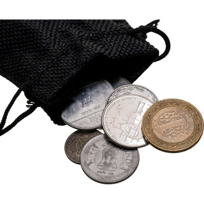 купить Набор из 15-ти монет стран мира в мешочке