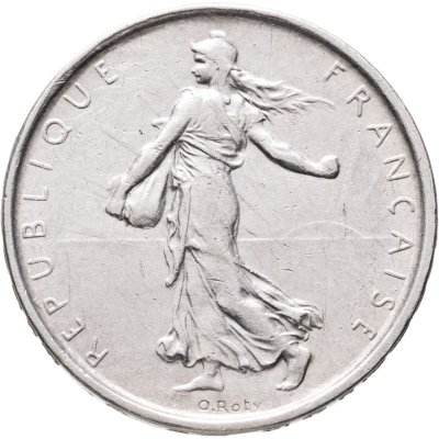 купить Франция 5 франков (francs) 1965