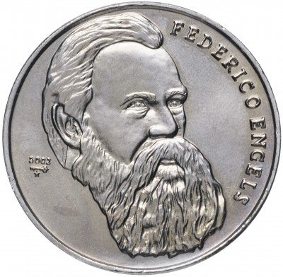 купить Куба 1 песо 2002 "Фридрих Энгельс"