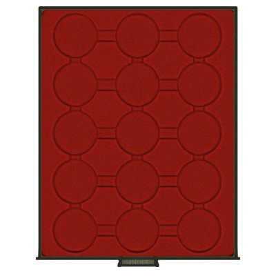 купить Бокс на 15 монеты диаметром 51 мм в капсулах (Lindner, Германия)