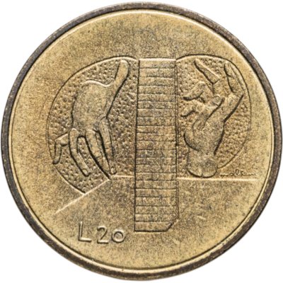 купить Сан-Марино 20 лир (lire) 1976 "Республика"