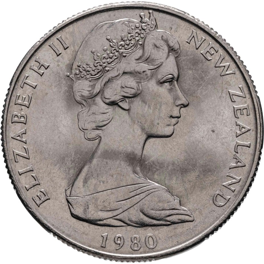 Купить Новая Зеландия 50 центов (cents) 1980