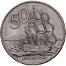 Купить Новая Зеландия 50 центов (cents) 1980