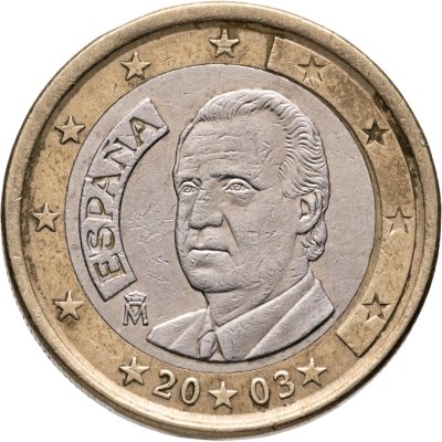 купить Испания 1 евро 2003
