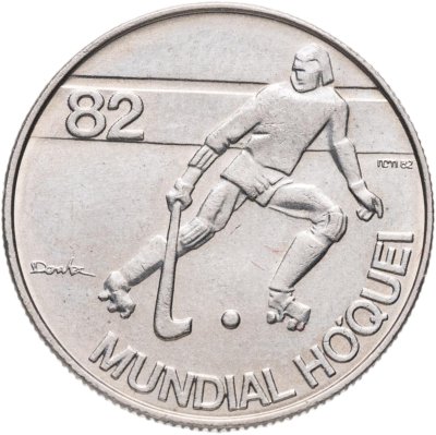 купить Португалия 2,5 эскудо (escudos) 1982 Чемпионат мира по хоккею на роликах