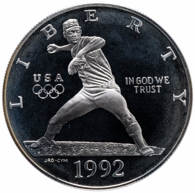 купить США 1 доллар (dollar) 1992 S "Бейсбол"