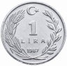 Купить Турция 1 лира (lira) 1987