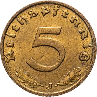 купить Германия (Третий рейх) 5 рейхспфеннигов (reichspfennig) 1937