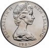 Купить Новая Зеландия  1 доллар 1985 Чёрный Ходулочник