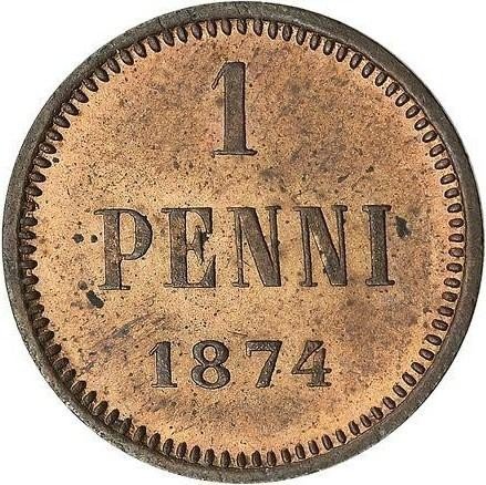 купить 1 пенни 1874 года