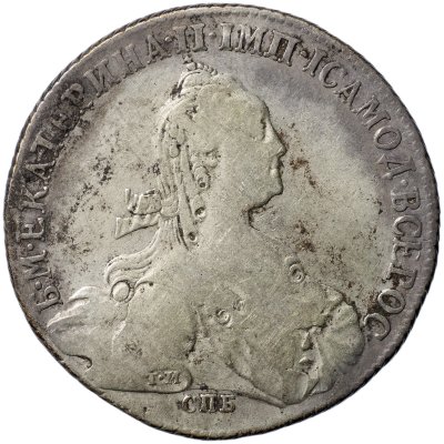 купить 1 рубль 1774 СПБ -Т.И - Ѳ Л [Биткин #218]