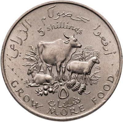 купить Сомали 5 шиллингов (shillings) 1970 ФАО