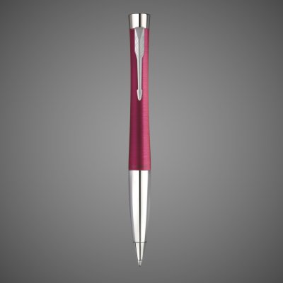 Купить Шариковая ручка Parker Urban Vibrant Magenta CT, стержень: M, цвет чернил: blue, в подарочной упаковке., Лаки и смолы: лак, латунь, нержавеющая сталь, хром, 2026 г.