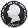 Купить Соломоновы Острова 50 центов 2025 "50-я годовщина окончания войны во Вьетнаме. Вертолет над солдатами" в коинкарте