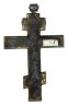 Купить Крест киотный "Распятие Христово", бронза, литье, Российская Империя, 1870-1910 гг.
