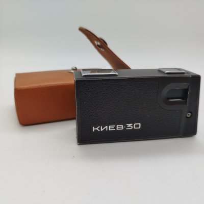 купить Фотоаппарат "Киев-30" в оригинальном кофре, металл, кожа, Киевский завод «Арсенал», СССР, 1975-1987 гг.