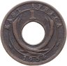 Купить Британская Восточная Африка 1 цент (cent) 1954