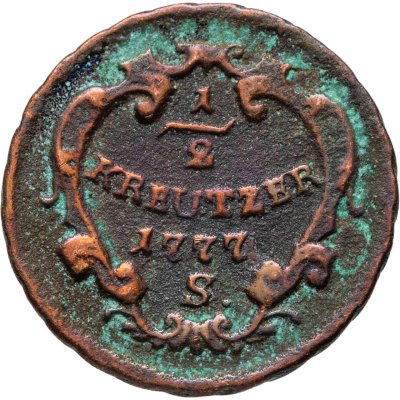 купить Австрия 1/2 крейцера 1777