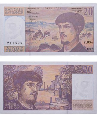 купить Франция 20 франков 1997 (Pick 151i)