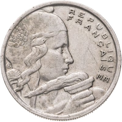 купить Франция 100 франков (francs) 1954 B знак монетного двора: "B" - Бомон-ле-Роже